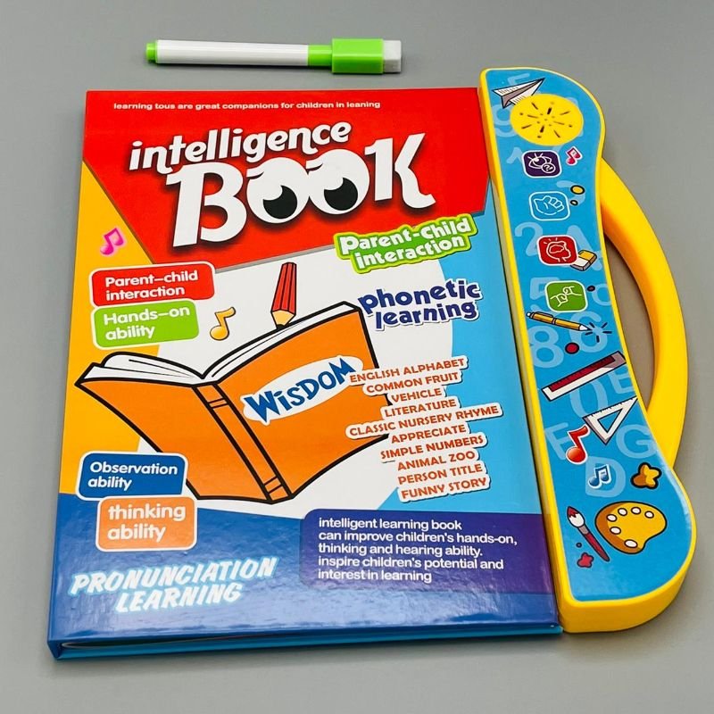 108+ content 62 page mega edition Electric recording baby intelligent study book Bangla English Arabic & voice recording and repeating