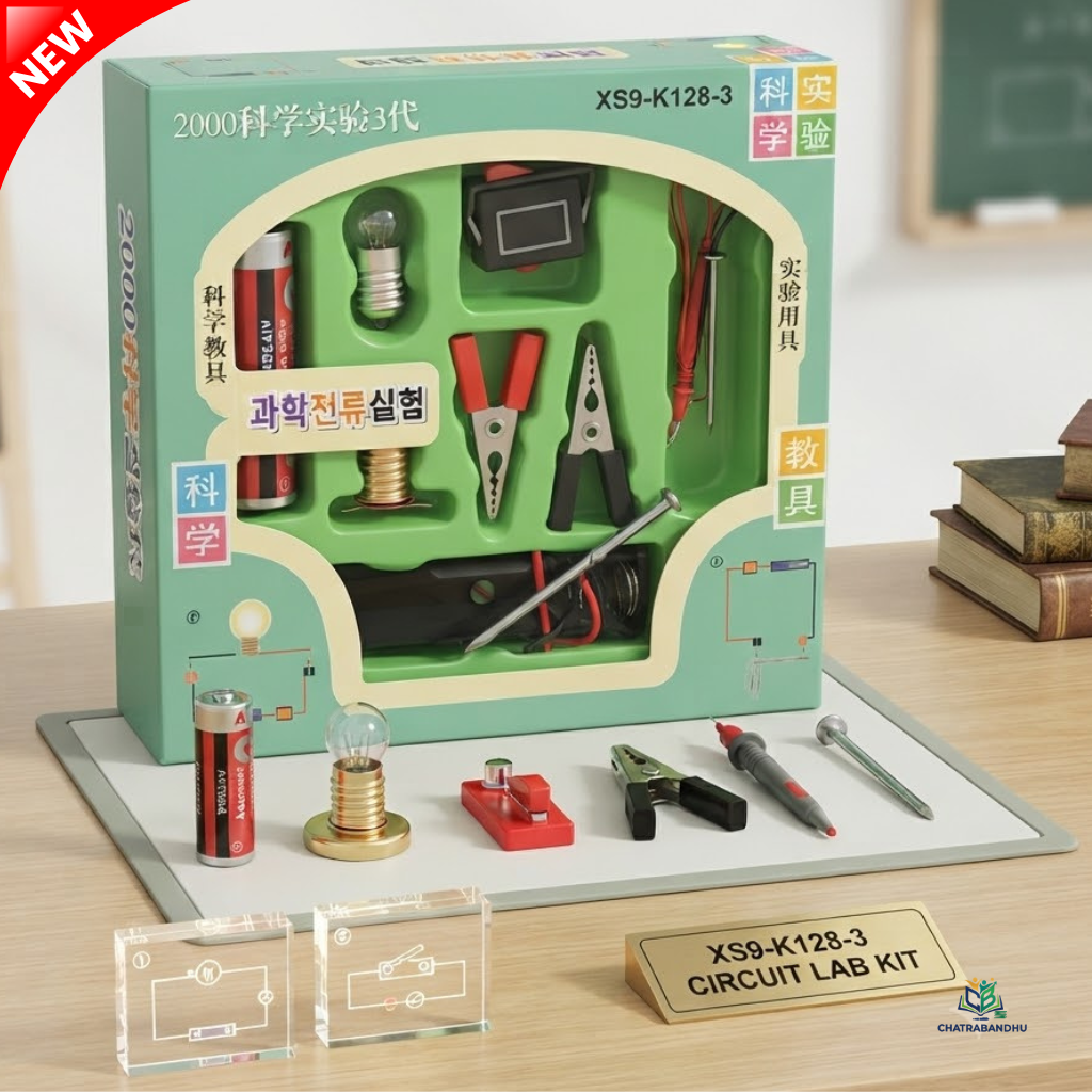 New Scientific Experiment Kit – Scientific Kit for Kids, STEM Kit, Electric Circuit Kit for Students with Motor Fan Toy, DIY Science Kit for Students, Science Experiment Kit