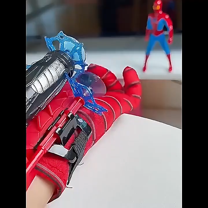 Spider-Man Wrist Transmitter Web Glove Toy for Kids  Superhero Cosplay Launcher with Soft Suction Darts Ages 3+  Chatrabandhu Kids Spider Man Role Play Glove and Dart Launcher  Spider Web Toy Indoor Outdoor Safe Suction Darts